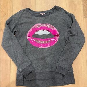 Juicy Couture sequin sweatshirt. XS.